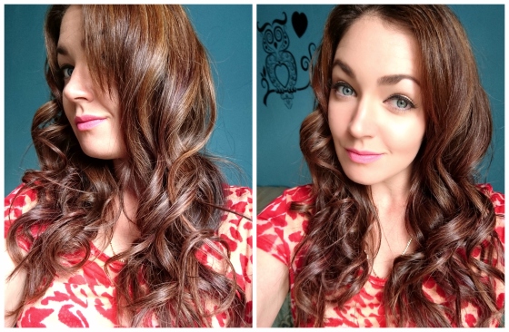 Curls from Glampalm curling wand